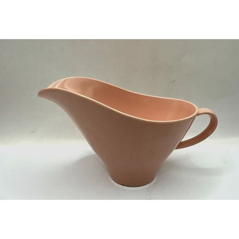 Retro Vintage Melmac Melamine Retro Pink Cream and Sugar Set 60's 70's